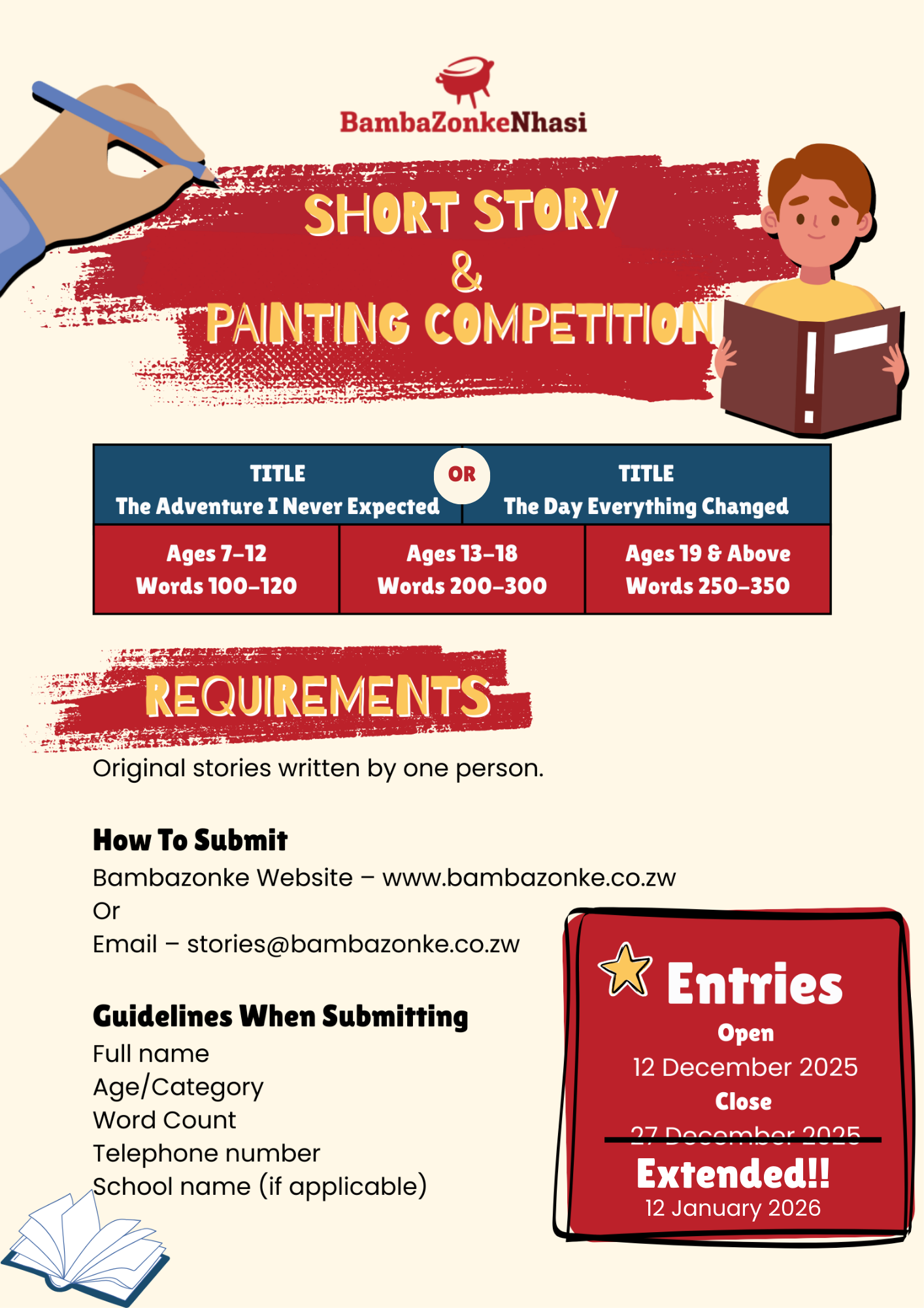 Short Story Competion updated